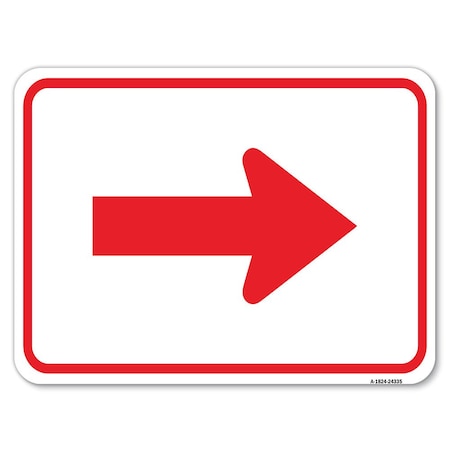 Signmission Safety Sign, 18 in Height, Aluminum, 24 in Length, 24335 A-1824-24335